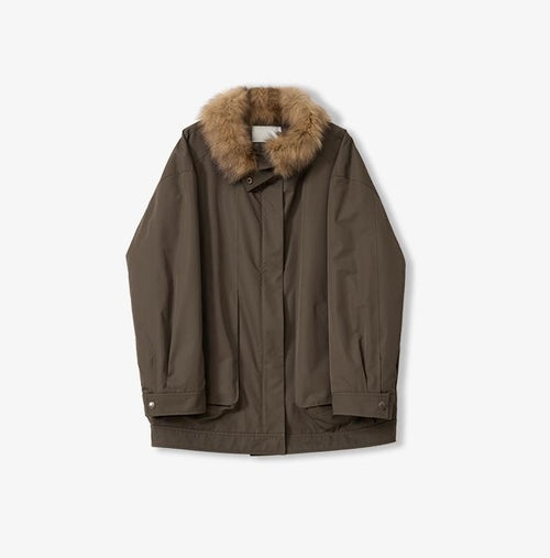 Firelady Goose Down Parka with Removable Fox Fur Collar