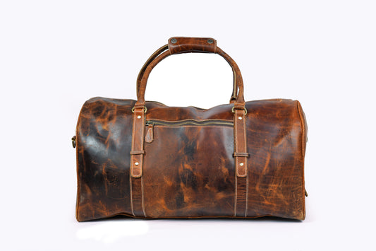 Buffalo Leather Carry-On Duffle