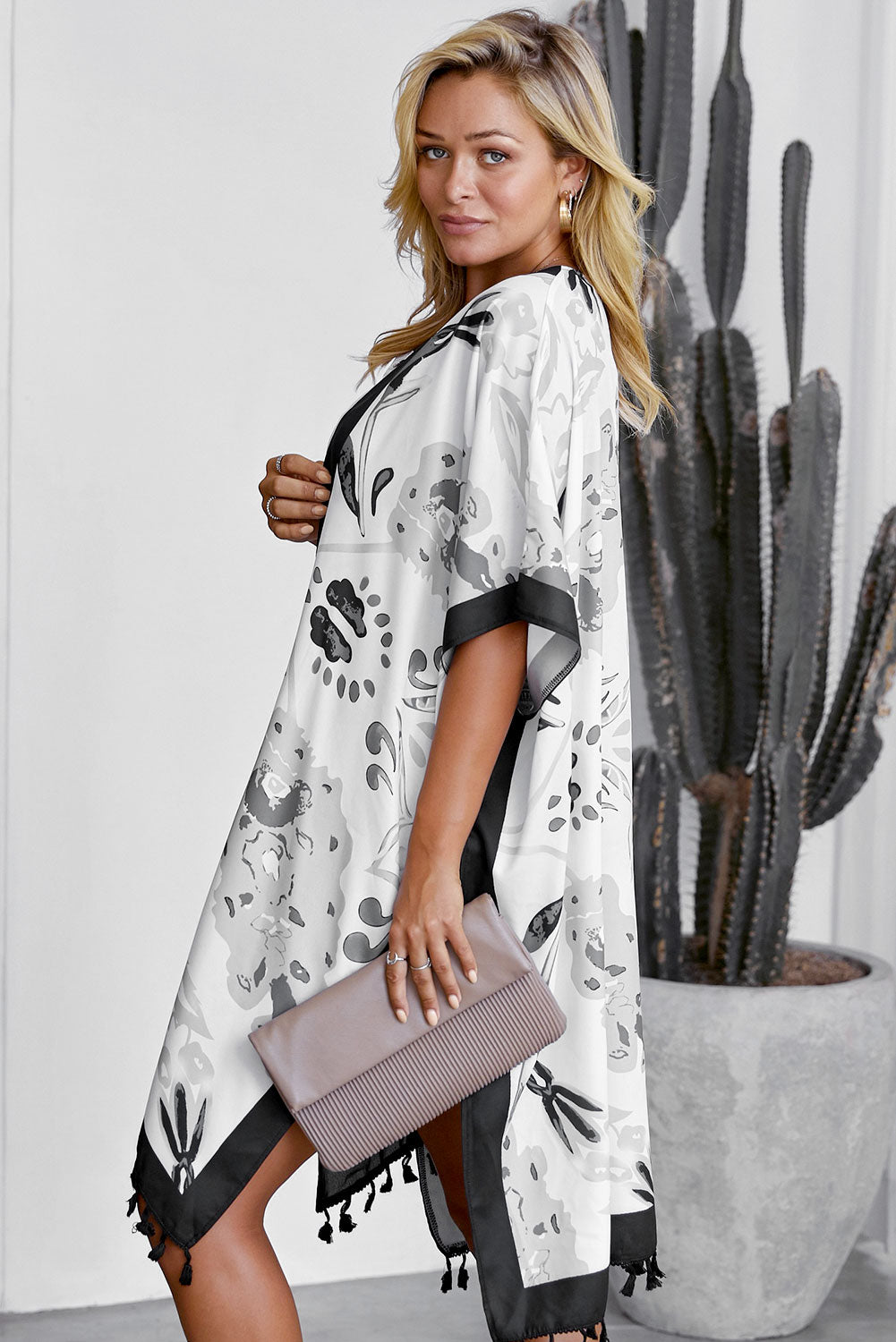 Midnight Kimono Cover-Up