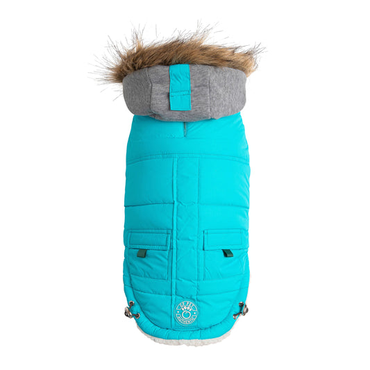 Alpine Trail Dog Parka - Aqua