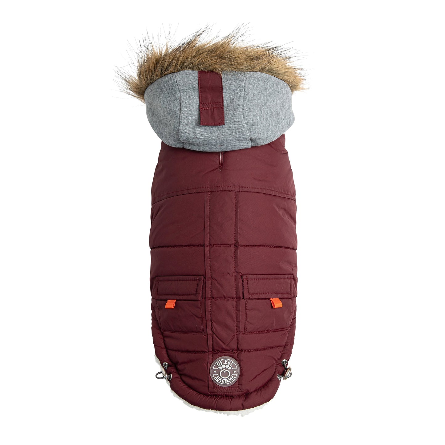 Alpine Trail Dog Parka - Burgundy
