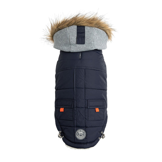 Alpine Trail Dog Parka - Navy
