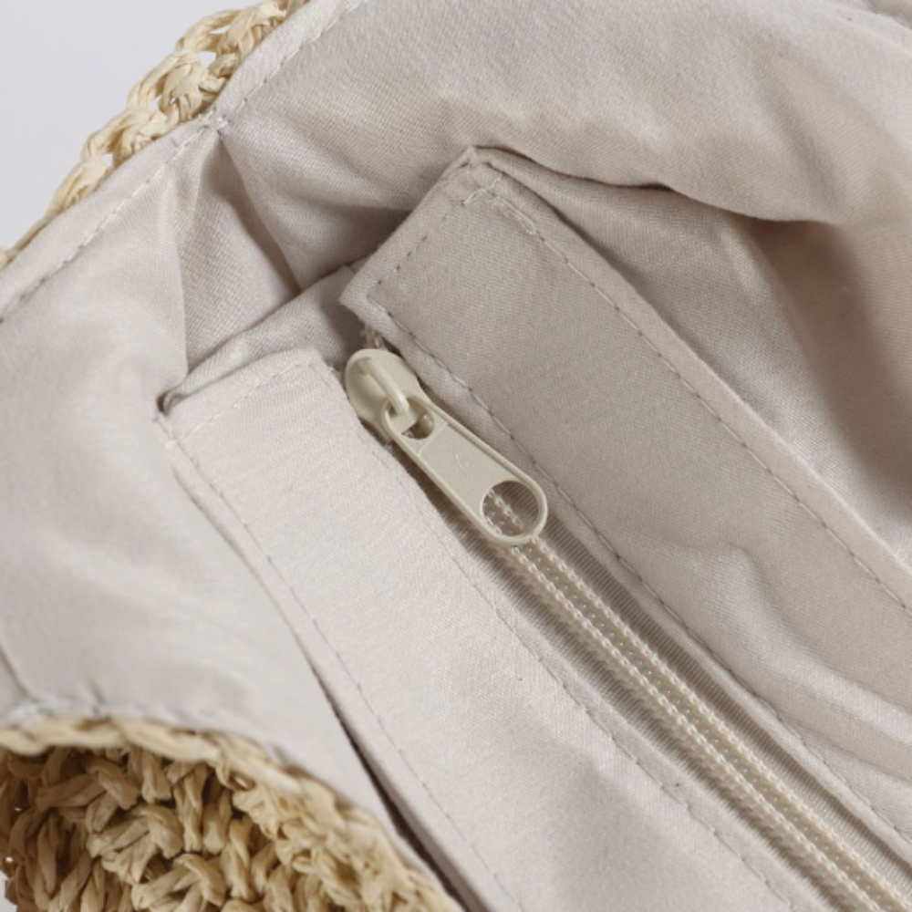 Solana Straw Shoulder Tote