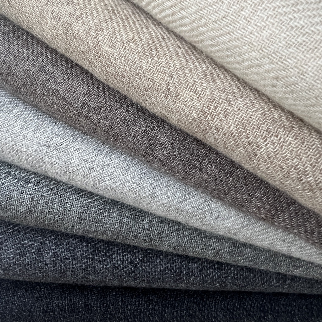 Black Handloom Cashmere Scarf